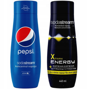 SODASTREAM Koncentrat zestaw PEPSI + ENERGY
