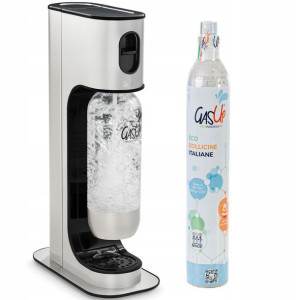 Saturator do wody z gazem GasUp Iron INOX czarny