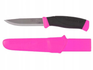 Nóż z pochwą Magenta Mora Companion