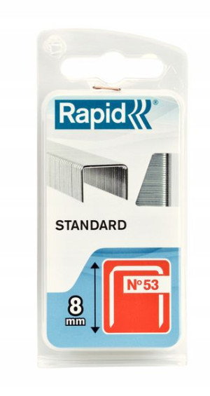 Zszywki Standard typ 53 8mm 1.08tys. Blister RAPID