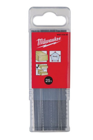 Brzeszczoty do drewna T 75/2,5 mm 25szt MILWAUKEE