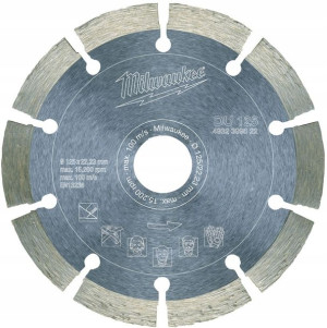 Tarcza diamentowa segmentowa 125x22,2mm MILWAUKEE