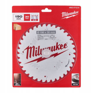 Tarcza widiowa do drewna 190 30 1.6 36z Milwaukee