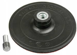 Tarcza elastyczna z rzepem 125mm M14 trzpień VERTO