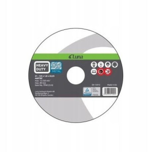 Tarcza do cięcia metalu 125x1,0 TFM12510 Luna
