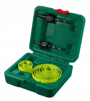 Zestaw otwornica do drewna metalu 60H954 VERTO
