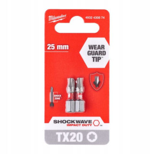 Bit Shockwave TX20 25mm-2szt. Milwaukee