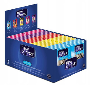 Prezerwatywy NEW CARESS MultiGross 48 opakowań MIX