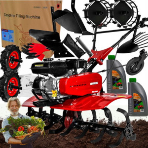 Hortmasz Glebogryzarka Spalinowa Full Opcja Zestaw