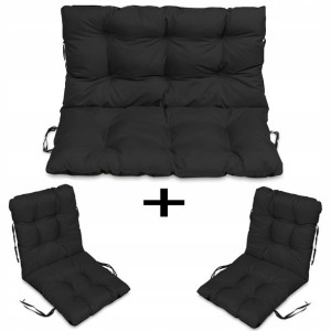 Poduszki na meble RATTAN 120x60x50 zestaw 2+1 czar