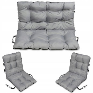 Poduszki na meble RATTAN 100X60X50 zestaw 2+1 STAL