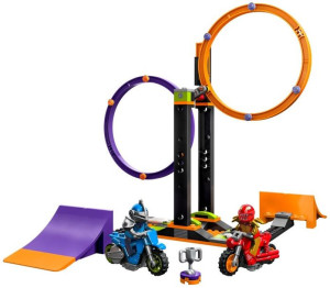 LEGO City Stuntz 60360 Wyzwanie kaskaderskie – obracające się okręgi