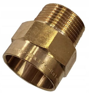 Nypel Miedziany 28 Mm X 3/4 Cal Gz Viega Miedź