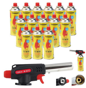 PALNIK gazowy 360 LUTLAMPA na kartusz + GAZ x14