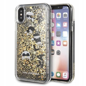 Karl Lagerfeld iPhone X/Xs czarno-złoty