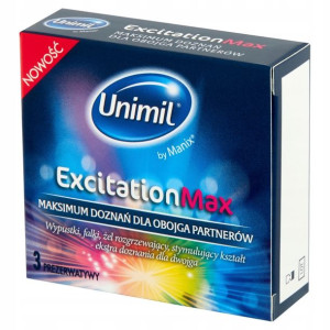 Prezerwatywy Unimil ExcitationMax 3 szt