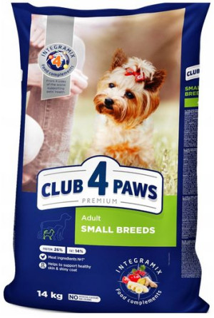 Club 4 Paws Adult Small with Duck 14kg