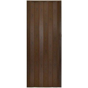 Drzwi Harmonijkowe Pcv Przesuwne Wenge Mat 90cm