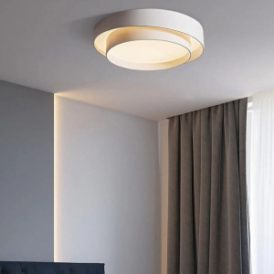 Skandynawska Lampa Sufitowa Centric LED 40cm Czarny 6000K