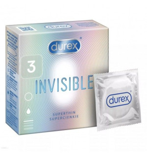 Prezerwatywy Durex Invisible dla bliskości 3 szt