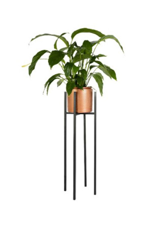 Stojak na donice Kwietnik Metalowy Loft Czarny