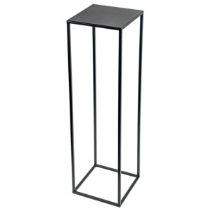 Kwietnik Metalowy Stojak Loft na Kwiaty Czarny
