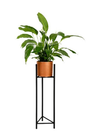 Stojak na donice Kwietnik Metalowy Loft Czarny