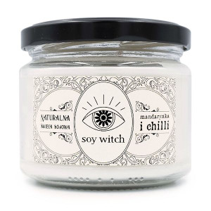 Świeczka sojowa zapachowa w szkle Mandarynka i chilli