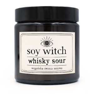 Świeczka sojowa zapachowa w szkle Whisky sour