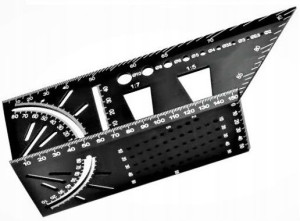 Kątownik stolarski narożny japoński 3D ALUMINIUM