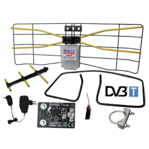 Uniwersalna antena Optima Plus DVB-T2 35dB PL
