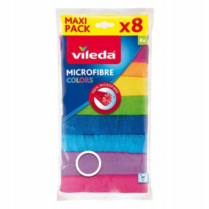 Ściereczka ścierka Vileda Microfibra 8szt kolorowe