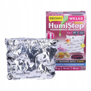 Humistop Wkład Zapas Pochłaniacza Wilgoci Kwiatowy