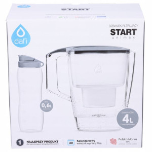 Dzbanek filtrujący DAFI START UNIMAX 4L+bidon 0,6l