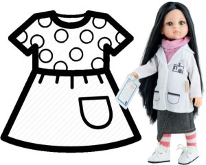 PAOLA REINA Ubranko dla lalek 32 cm 54662