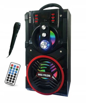 Boombox Tuba Radio Mp3 Głośnik Bluetooth Karaoke