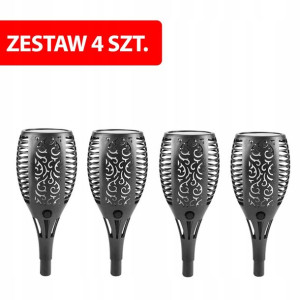 Lampy ogrodowe solarne LED biały ciepły 0,6 W