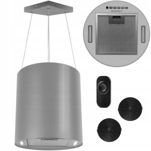 Okap kuchenny wolnostojący WISZACY 35CM INOX