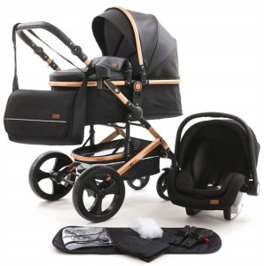 Wózek 3w1 Pixini Kalani Pram Gondola + Spacerówka