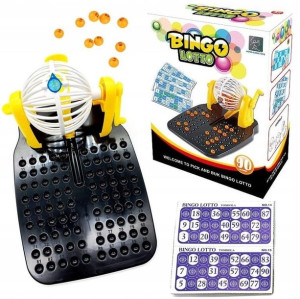 Gra Rodzinna Bingo Lotto Loteria Maszyna Losująca