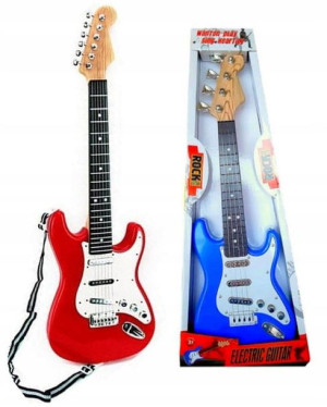 Gitara Rockowa Dla Dzieci Gra Struny Instrument