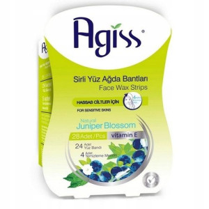 Agiss Plastry Z Woskiem Depilacji Twarzy Green 24 Szt.