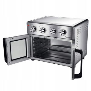 Piekarnik Elektryczny Turbotronic Rożno Frytownica Grill 32L 1700W Srebrny