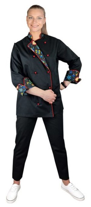 Komplet kucharski damski 2-częściowy W4 r. L