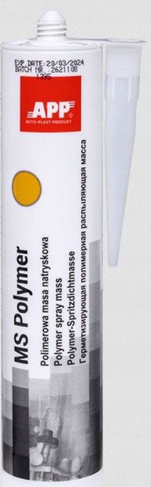 APP MS Polymer Polimerowa masa natrysk 280ml ŻÓŁTA