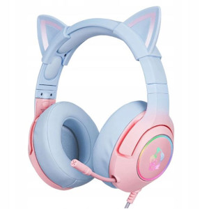 Słuchawki Gamingowe Onikuma K9 7.1 RGB Kocie Uszy