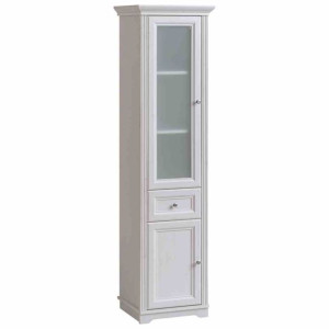 Bathroom/cabinet/hom/castle/white/190x49x43