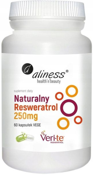 ALINESS Naturalny RESWERATROL resveratrol 250mg