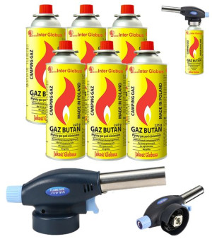 PALNIK GAZOWY na KARTUSZ lutlampa 915 + GAZ x6