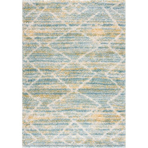 Dywan nowoczesny Berber Shaggy 557 Multi - 140 x 200